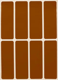 3x1 inch (75mm x 25mm) Rectangle Sticker Organizing Labels for Office, School and Home, Self-Adhesive Label Tags to Write On Surface, 200-Pack (Brown) by Royal Green