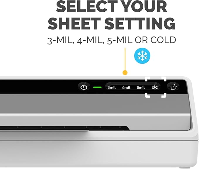 Fellowes Saturn 125 Thermal Laminator Machine for Home or Office with Pouch Starter Kit, 12.5 inch, Fast Warm-Up, Jam-Free Design (5736601)