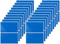 FINDAT Colored Stickers 3×2 Inch Vinyl File Folder Sticker Blue Rectangle Removable Waterproof Color Coding Moving Label for Boxes Office Inventory Labeling 40 PCS