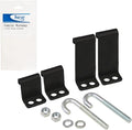 ICC Cable Runway Relay Bracket Kit – 4-Post Rack | Steel, Black Powder Coat, Rack Integration