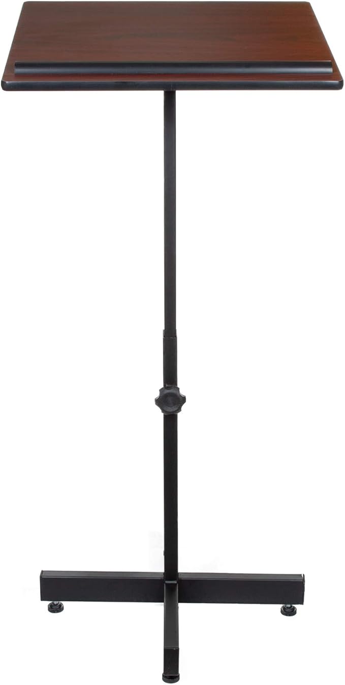 OEF Furnishings Portable Presentation Lectern Stand, Height Adjustable