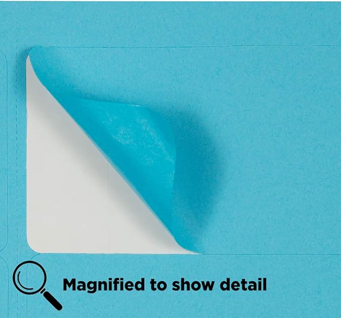 JAM PAPER Shipping Address Labels - Standard Mailing - 2 x 4 - Blue - 120/Pack