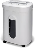 Aurora Heavy Duty Anti-Jam 15-Sheet Crosscut Shredder/60 Min Run Time/ 6-Gallon Pullout Basket, White