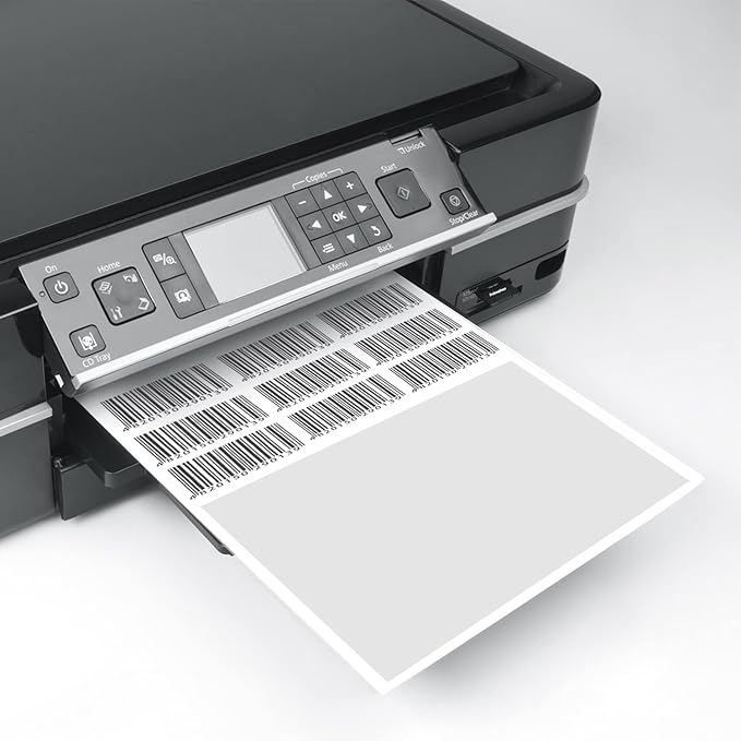 1" x 2-5/8" Address Labels 1500 Labels Sticker Paper for Laser/Ink Jet Printer mailing Labels 8.5"×11" White 30 per Sheet