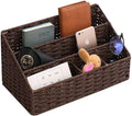 Mail Organizer Countertop, Mail Organizer, Mail Sorters, Magazine File Holder, Desk Organizer and Accessories, Dark Brown