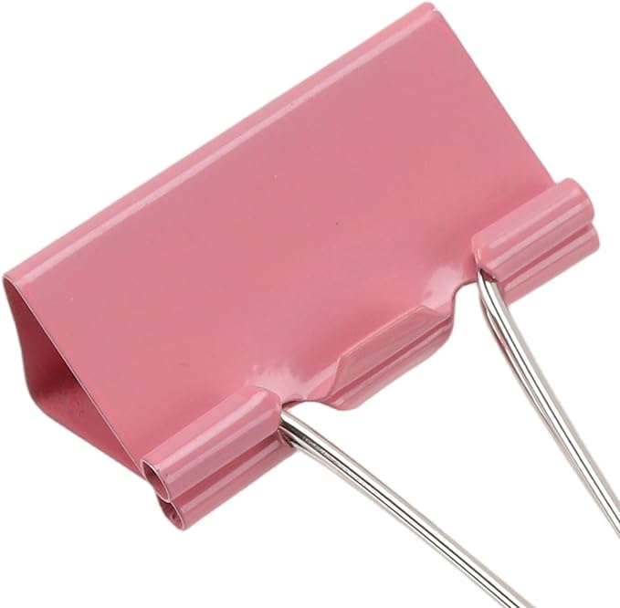 HOZEON 120 Pack 1.6 Inch Large Binder Clips, 41mm Heavy Duty Colored Paper Clamps for Office Documents, Papers Home Organization,4 Colors