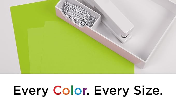 JAM PAPER Colored 24lb Paper - 90 gsm - 8.5 x 11 - Ultra Lime Green - 50 Sheets/Pack