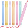 EooUooIP Aesthetic Highlighters, Cute Highlighters Dual Tip, Bible Highlighter No Bleed, Chisel and Fine Tips, Pastel Highlighter Assorted Colors for School & Office Journal DIY Home, 6 Pack