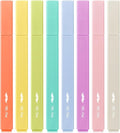 Mr. Pen- Aesthetic Highlighters, 8 Pack, Chisel Tip, Retro Colors, Cute Highlighters Assorted Colors, Cute Markers