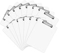 Dry Erase Clipboards, HERKKA 15 Pack Hardboard Office Whiteboard Clipboards Low Profile Clip Standard A4 Letter Size, ECO Friendly, Size 12.5 x 9 Inch