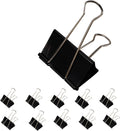 Aumsica Jumbo Binder Clips 3 Inch - Extra Large Binder Clips 10 Pack, Heavy Duty Office Binder Clips for Paper, Documents, School & Office Supplies (10, 3 inch)