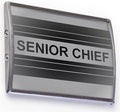 Displays2go Office Wall/Door Sign, 3.1 x 4.3 x 0.5 Inch, Silver Aluminum with Non-Glare Lens, No Tools Required - Set of Seven