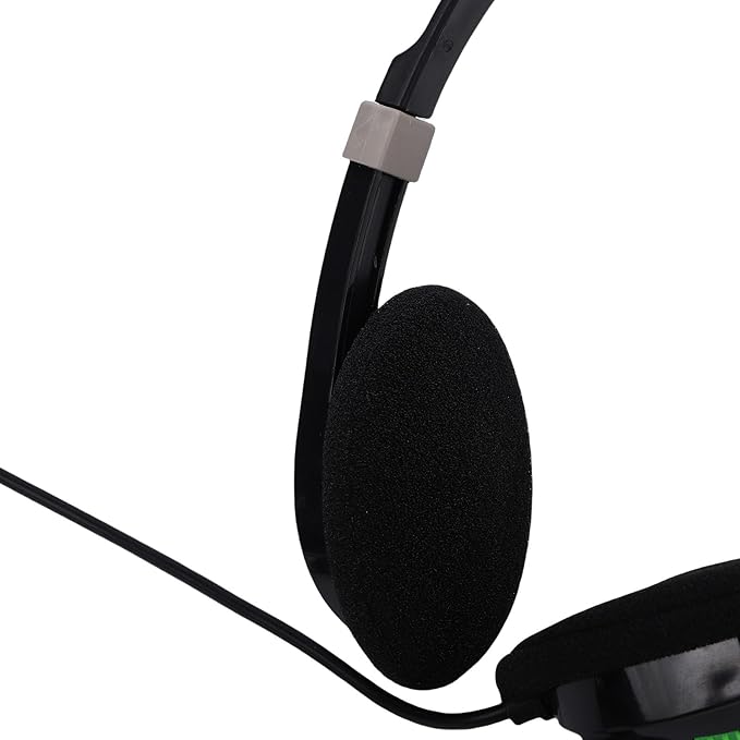 Jectse USB Headset with Microphone, Noise Canceling in Line Control HD Stereo Wired Headset for PC Computer Laptop Call Center Office