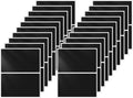 FINDAT Colored Labels Stickers 3×2 Inch Rectangle Vinyl Black Sticker Removable Assorted Color Coding Name Tag for File Folder Classroom Office Inventory Marking 40 PCS