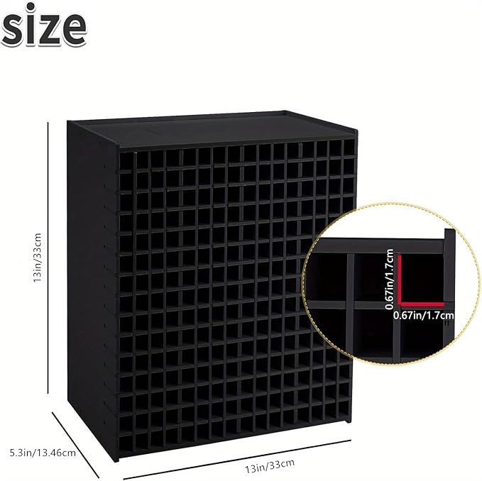 Marker Organizer,240-Slots Marker Holder with Adjustable Divider, Desk Markers Storage Organizer for Pens Colored Pencils Art Brushes Home Office Art Room and Classroom