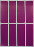 Royal Green Rectangular Stickers Color Coded Write on Labels for Organizing, Moving, & Mailing, 3x1 inch Stickers to Write On Labels & Tags for Home, Office, and School Projects, 40-Pack (Purple)