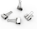 Nctinystore Binder Clips Small Metal Clamp 0.75 inch / 19 mm (Silver, 20 PCS)
