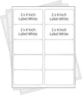 PAPRMA 2" x 4" Shipping Address Labels for Laser Inkjet Printer, Mailing Label White for Package or Envelope, Printable Label Sheet 5163 8163 (500 Sheets 5000 Labels)
