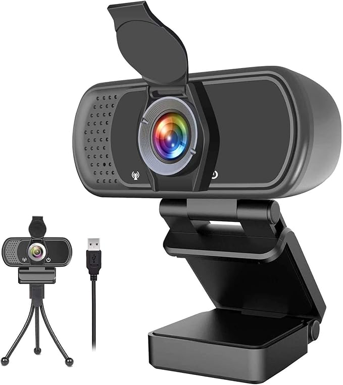 GoHZQ Pro 1080p USB Camera for Switch 2/ PC, 110° Wide Angle Webcam, Plug & Play for PC/Mac/Laptop/Monitor, Streaming Webcam for Zoom/Skype/Teams/YouTube/OBS