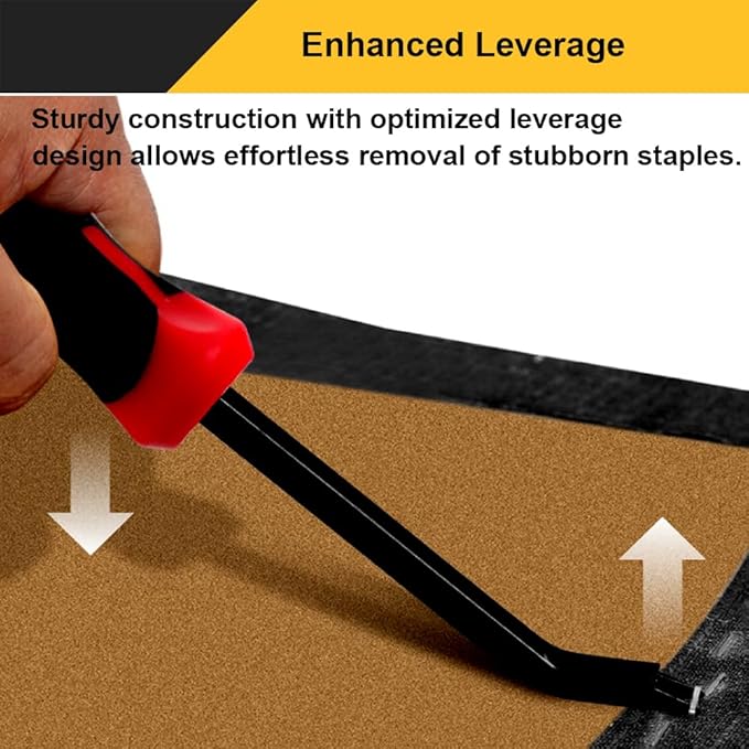 Staple Remover,Heavy Duty Staple Remover,Upholstery Stapler Puller Lifter Tool for Carpet,Wood,Hardwood Floors,Construction,Furniture