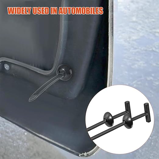 260 PCS 2026 New Upgrade Nylon Universal Cable Tie Buckle, with Clear Storage Box, Double-Sided Style Cable Tie Buckle, 5.91IN Extended Length Zip Tie for Car Repair (Fender, Bumper, Trunk Liner)