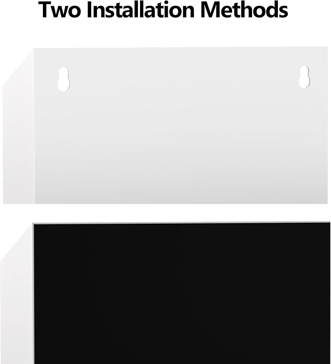 HBlife Magnetic Dry Erase Marker Holder for Whiteboard with 2 Compartments, Acrylic Wall Mount Magnet Pen Pencil Holder for Refrigerator, Locker Organizer Accessories for Classroom Office, White