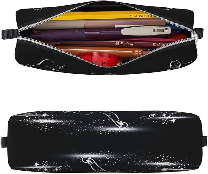 Pencil Case Ice Hockey Players Big Capacity Pen Case Pencil Bag Pouch Holder Box for School Office Girls Boys Adult