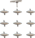 Kayak Push Pins - Silver Kayak Map Pins for Cork Boards, Maps, or Lapel Use - Designed in USA - Set of 10