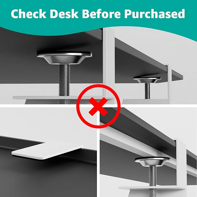 Desktop Keyboard Tray, Under Desk Pull Out, 25.6" X 11.8" Large Size Keyboard Tray with C-Clip Mount, Easy Installation, Computer Keyboard Stand, for Home Study and Office(Wood)