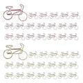 OWLFAVO 40pcs Bicycle Shape Paper Clips with Clear Box, Rose Gold and Yellow Gold, Funny Cute Paperclips Bookmarks Planner Clips for Fun Office Supplies School Gifts Wedding Decoration