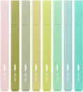 Mr. Pen- Aesthetic Highlighters, 8 Pack, Chisel Tip, Shades of Green, Cute Highlighters Assorted Colors, Back to School Supplies