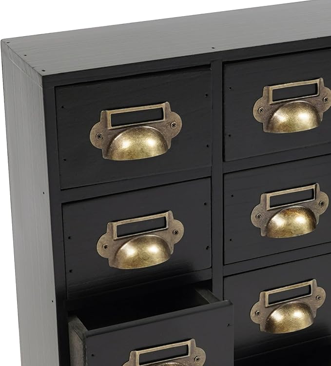 Vintage 16-Drawer Storage Cabinet – Multipurpose Desktop Organizer for Office, Craft & Home