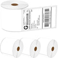 NineLeaf 4 Roll 4''x6'' Direct Thermal Shipping Address Labels with 500 Labels/Roll Compatible for Zebra 2844 ZP-450 ZP-500 ZP-505 Eltron Rollo Thermal Label Printers