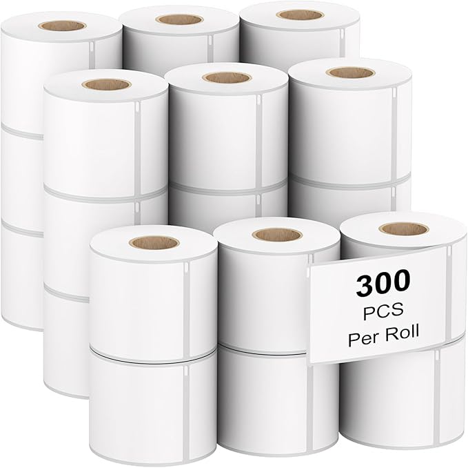 7200 Pcs Replacement Compatible for Dymo 30256 2-5/16" X 4" Shipping Labels（Not for Dymo 550, 5XL）, LabelChoice 24 Rolls Direct Thermal Label Used with Dy-mo Labelwriter 450,450 Turbo, 4XL