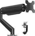 Suptek Single Monitor Mount,Adjustable Gas Spring Monitor Arm Desk Mount Stand Fits 17 20 22 23 24 26 27 32 33 inch,Holds up to 22 lbs, Black(MD18)