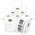 Shipping Labels Compatible with Dymo 30323 – 12 Rolls 2640 Name Badge Labels (2 1/8” x 4”), Direct Thermal Label Fits for Dymo Labelwriter 450, 450 Turbo, 4XL (Not for 550, 5XL)
