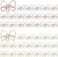 OWLFAVO Bowknot Shape 40pcs Paper Clips with Clear Box, Rose Gold and Yellow Gold, Funny Cute Paperclips Bookmarks Planner Clips for Fun Office Supplies School Gifts Wedding Decoration