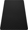 Tydle Chair Mat for Carpet 30"x48" - 3D Geometric Chair Mat for Carpeted Floors, Non-Slip Computer Desk Plastic Floor Mat for Gaming Chairs, Heavy Duty Carpeted Floor Protector for Home Office (Black)