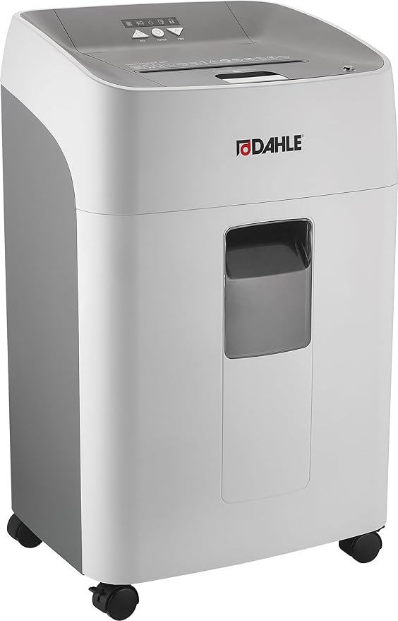 Dahle ShredMATIC SM 300 Auto Feed Paper Shredder, 300-Sheet Capacity, Cross-Cut, P-4 Security, Jam-Free & Oil-Free, Shreds CDs, Credit Cards, Staples & Paper Clips, German Engineered
