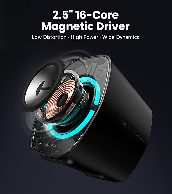Edifier G1000 II Desktop Computer Speakers for Gaming, 2.5" Full-Range Driver & Enhanced Bass, Bluetooth 5.4 USB-C AUX, 9 Dynamic RGB Lighting Modes for PC - Black