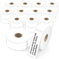Address Labels Compatible with Dymo 30252 – 24 Rolls 8400 Barcode Labels (1 1/8” x 3 1/2”), Direct Thermal Label Fits for Dymo Labelwriter 450, 450 Turbo, 4XL (Not for 550, 5XL)