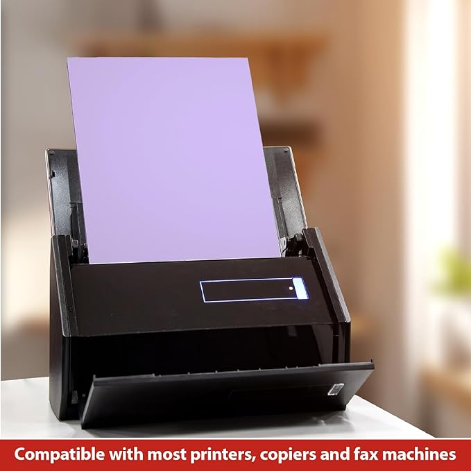Staples Pastel Colored Copy Paper, Make Your Ideas Attractive and Long-lasting, 8.5-Inch x 11-Inch, Lilac Color