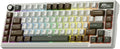 RK ROYAL KLUDGE L75 Gasket Mount Mechanical Keyboard w/Knob/Macro Keys & Touchable Nameplate, Tri-Mode 75% TKL Wireless Keyboard BT/2.4G/USB-C, Hot Swappable, Pro Software, Massive 8000mAh Battery