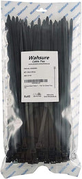 Heavy Duty Zip Ties 12 Inch Thick 120 Lbs,Industrial UV Resistant Wiring Cable Tie Straps Durable Strong Outdoor 100 Pcs,Black