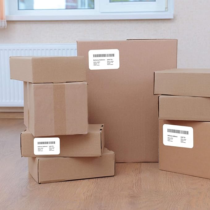 7200 Pcs Replacement Compatible for Dymo 30256 2-5/16" X 4" Shipping Labels（Not for Dymo 550, 5XL）, LabelChoice 24 Rolls Direct Thermal Label Used with Dy-mo Labelwriter 450,450 Turbo, 4XL