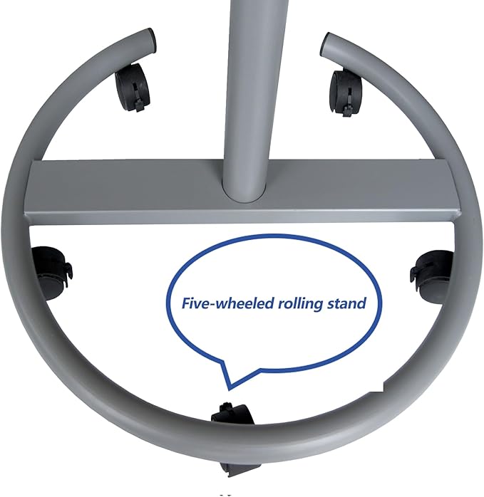 BEST BOARD Mobile Whiteboard with Stand 26x40 Inch Adjustable Height Rolling Whiteboard on Wheels, Magnetic Dry Erase Board with Flip Chart Easel Stand, Paper Pad for Office, Classroom