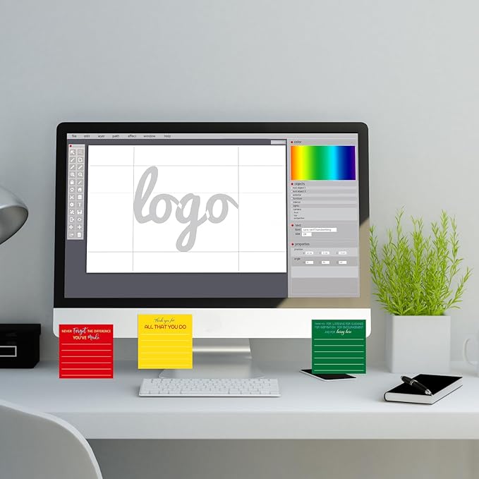 Yinder 24 Pcs Employee Appreciation Sticky Notes New Year Gift Bulk Motivation Sticky Note Pads Inspirational Gift for Teacher Nurse Staff Coworker Office Supply 3 x 3'' (Appreciation,Xmas)