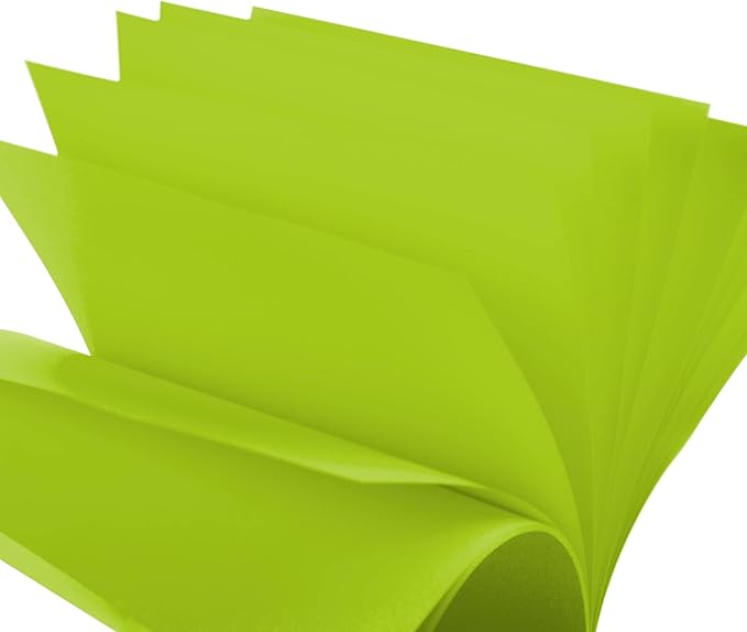 JAM PAPER Colored 24lb Paper - 90 gsm - 8.5 x 11 - Ultra Lime Green - 100 Sheets/Pack