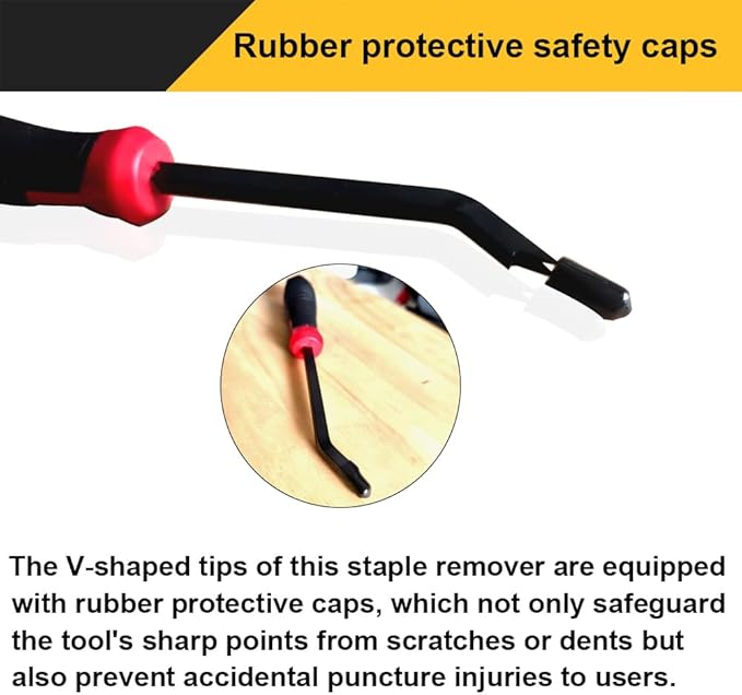 Staple Remover,Heavy Duty Staple Remover,Upholstery Stapler Puller Lifter Tool for Carpet,Wood,Hardwood Floors,Construction,Furniture