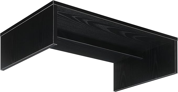 Convenience Concepts 121041CH Designs2Go Small TV/Monitor Riser for TVs up to 26" Small TV/Monitor Riser Small, Black